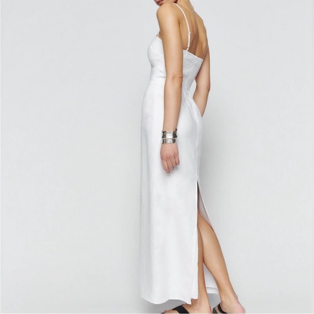 REFORMATION Frankie Linen Dress - Picture 4 of 4